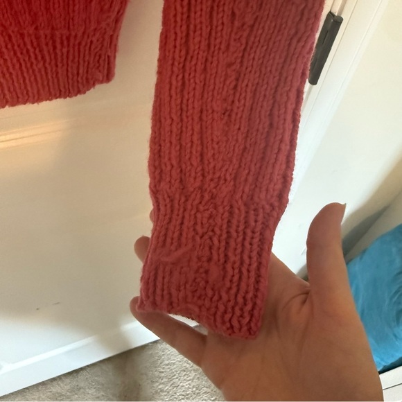 Pink Knit Women's Sweater - Picture 5 of 7